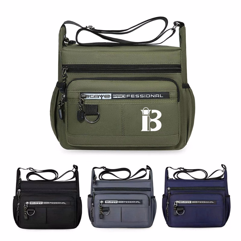 Men's Large Capacity Multi-layer Chest Bag W/ Side Pocket