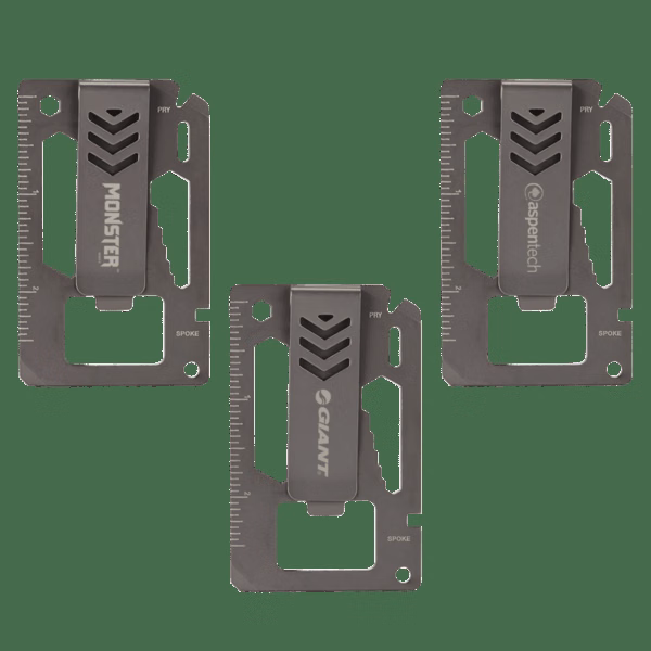 Bridger 9-in-1 Laser Engraved Money Clip Multitool