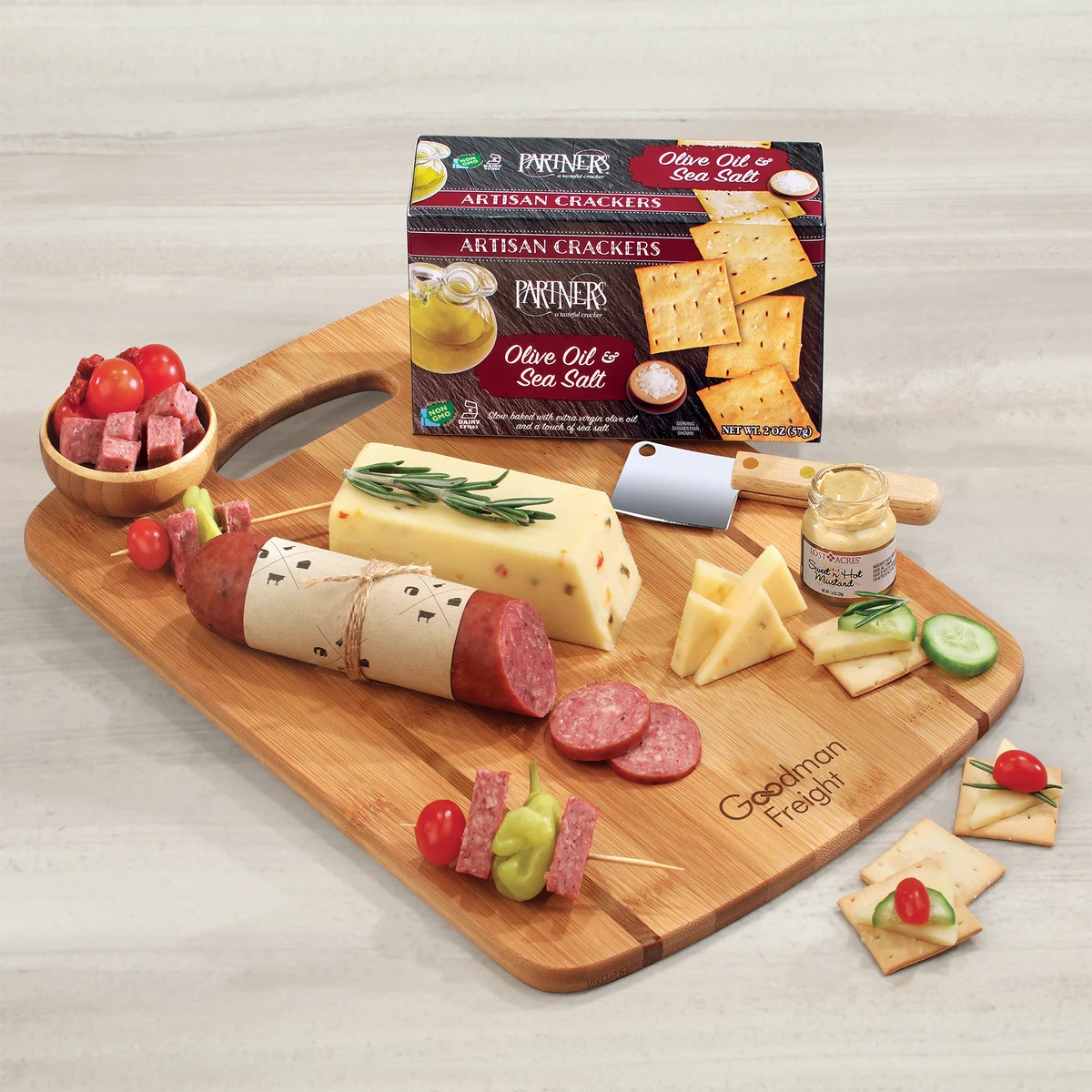 Shelf Stable Charcuterie Snack Board 1