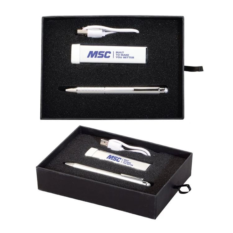 The Savvy Power Bank & Stylus Pen Gift Set 1