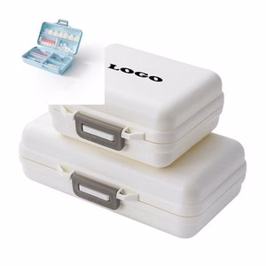 Rectangular Weekly Pill Organizer Case