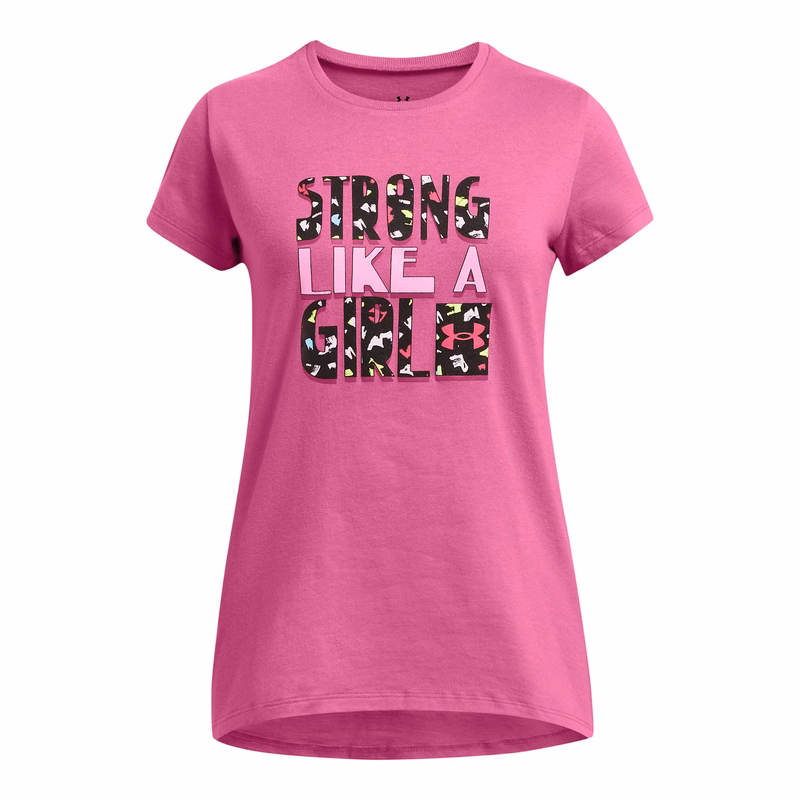UA Strong Like A Girl Girls' Short Sleeve