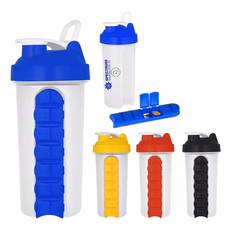 7 Days Planner Travel Pill Organizer Drinking Cup
