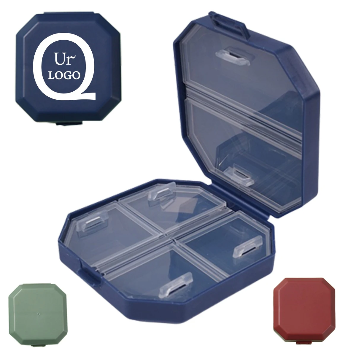 6 Compartments Medicine Case 1