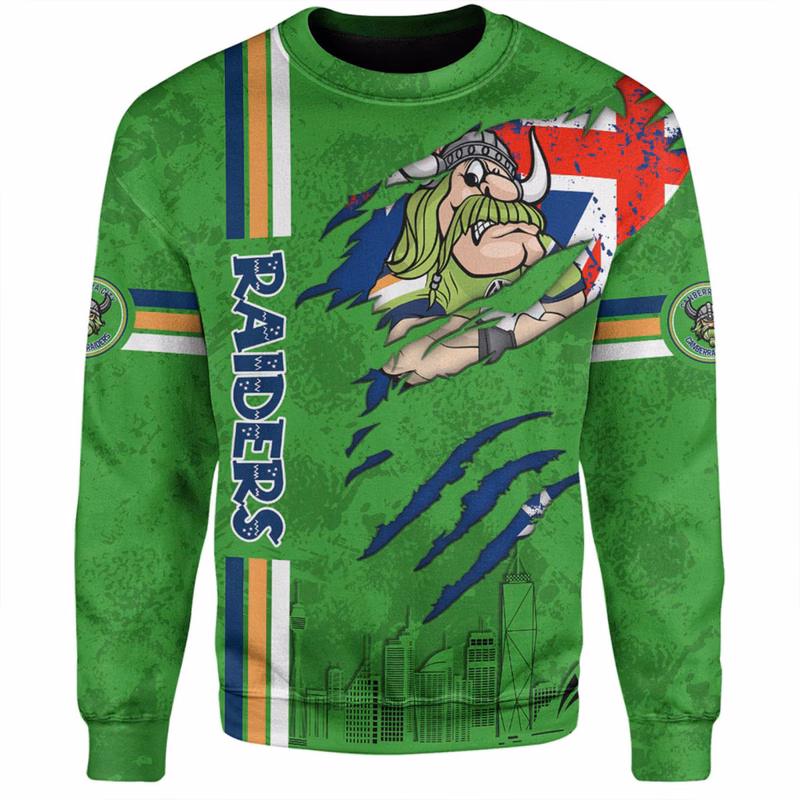 75D Milk Silk Fluorescent Digital Print Men's Sweatshirt - 7.4 oz