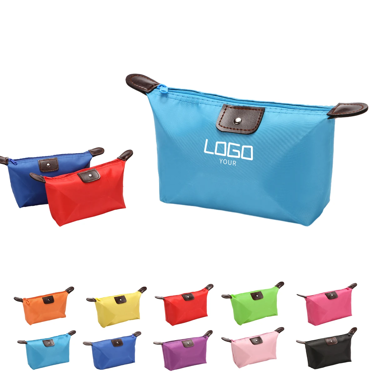 Multifunction Dumpling-shaped Travel Makeup Pouch 1
