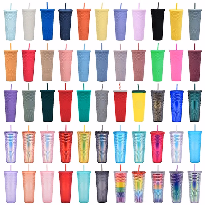 Plastic Straw Cup