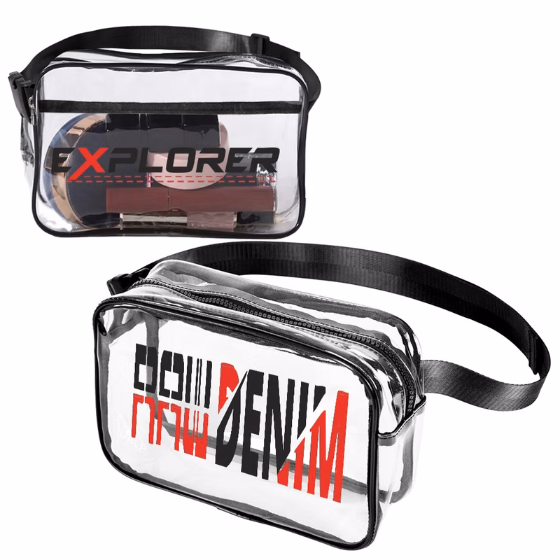 Clear Fanny Pack With Two Pockets