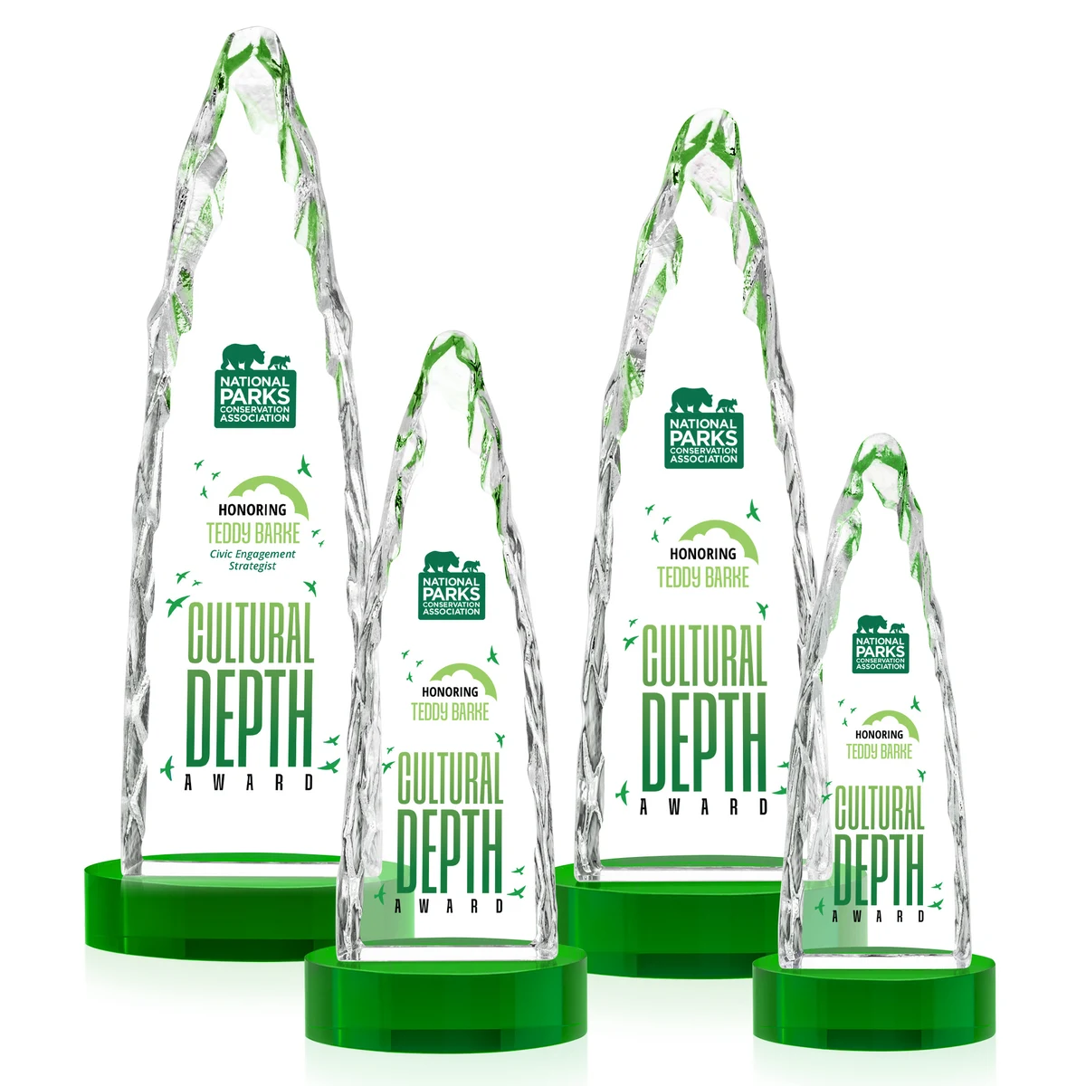 Goderich VividPrint™ Award on Base - Green 1