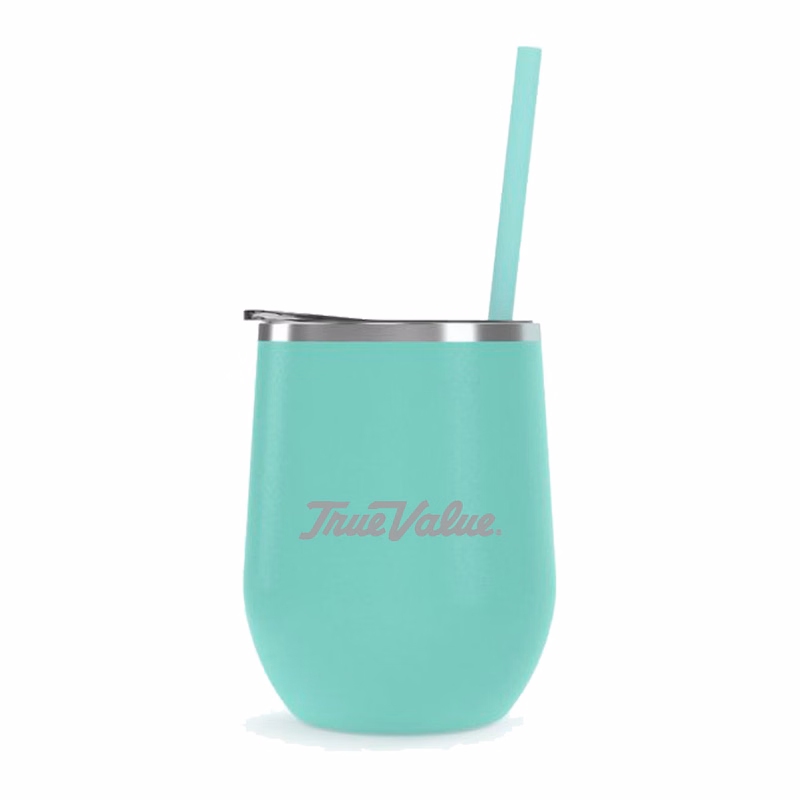 12 Oz. Maars Mint Bev Steel Stainless Steel Wine Tumbler