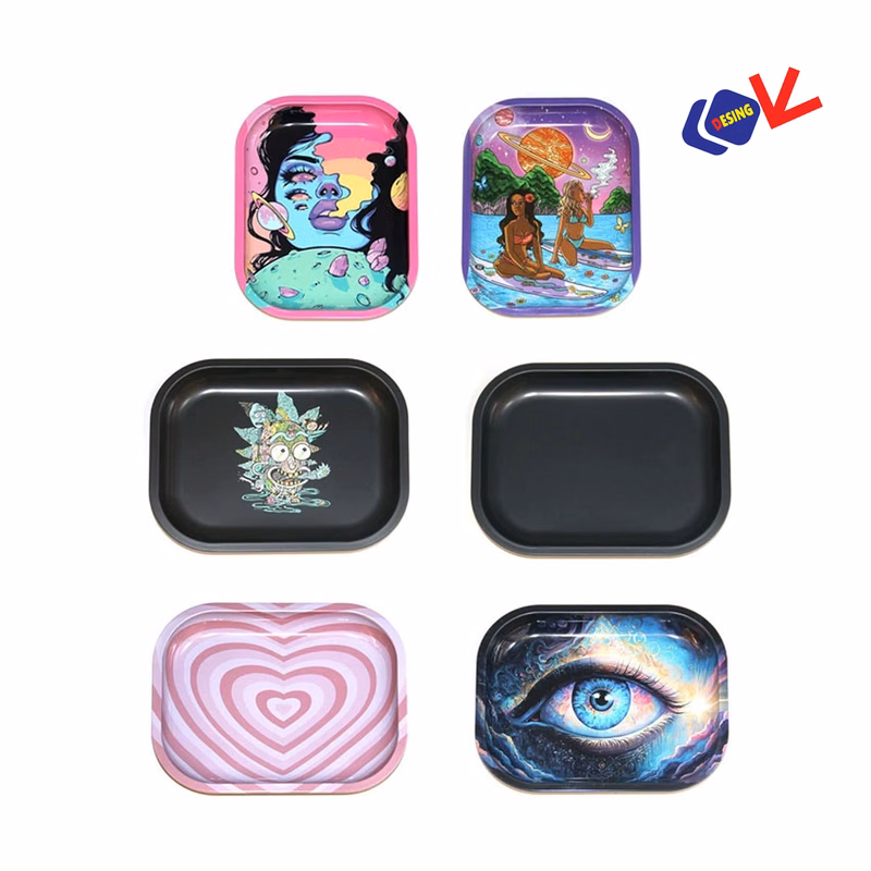 Customizable Creative Pattern Tobacco Rolling Tray