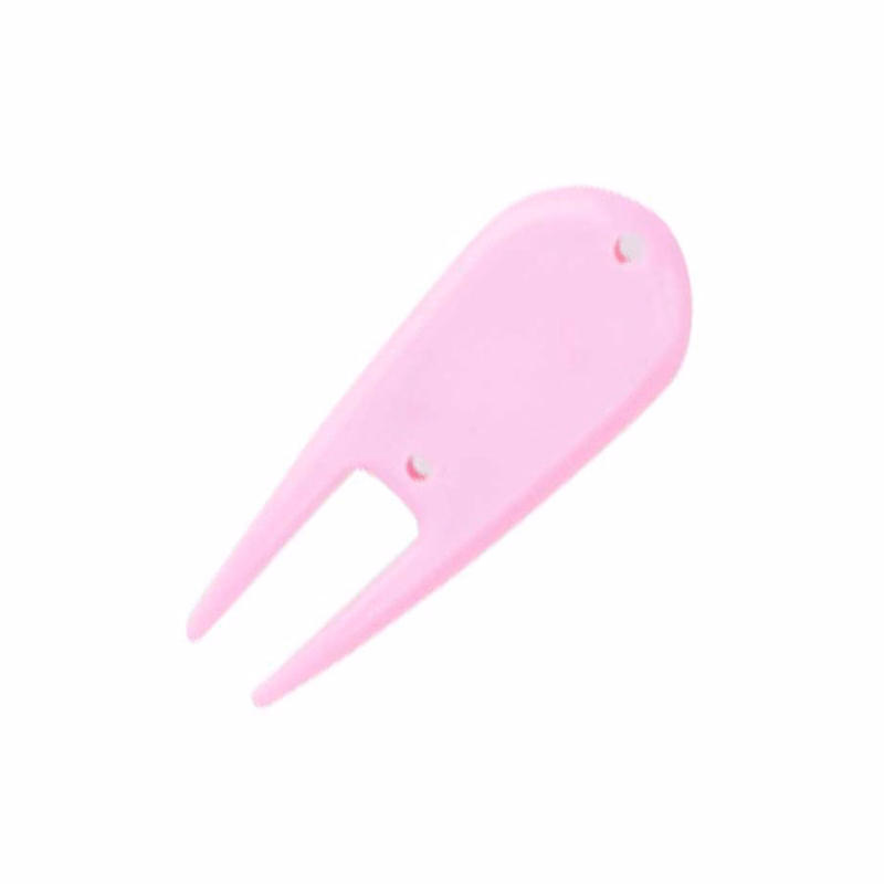 Lightweight Plastic Golf Divot Repair Tool Two Prong