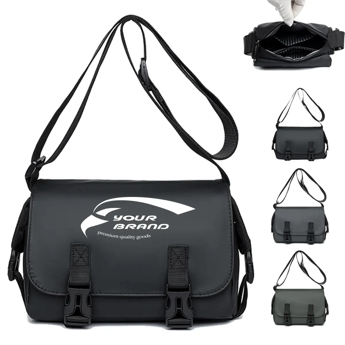 Waterproof Multifunctional Shoulder Crossbody Bag 1