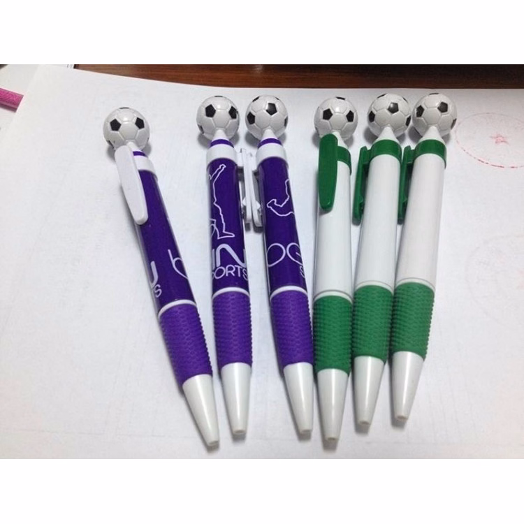 Football Sports Retractable Promotional Ball pen
