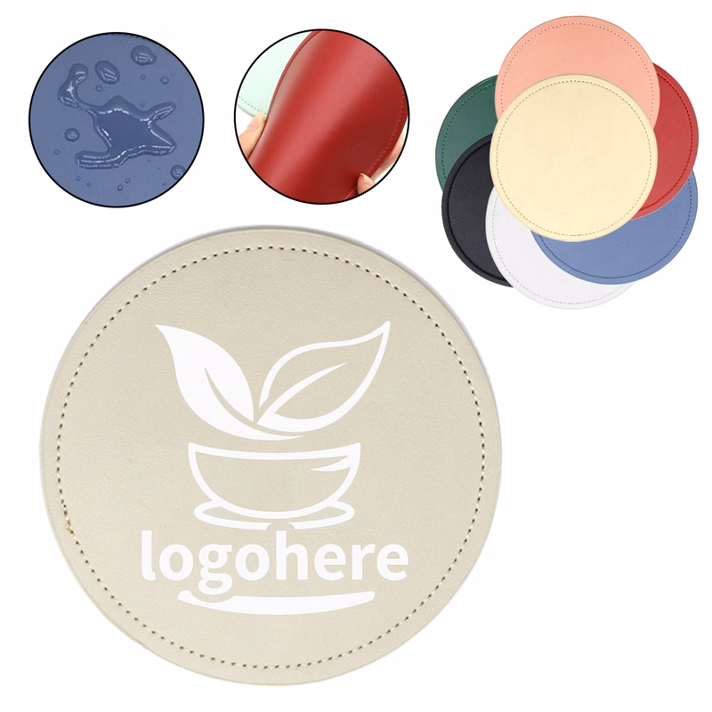 Reusable Leather Like Coaster