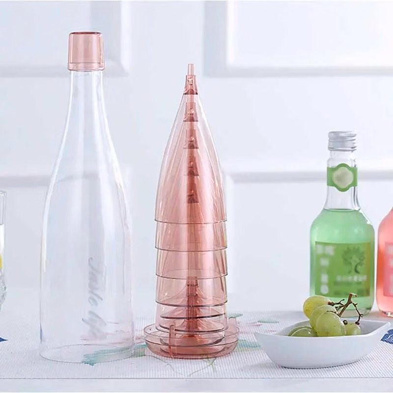 Picnic plastic wine glasses 5-piece set are BPA-free