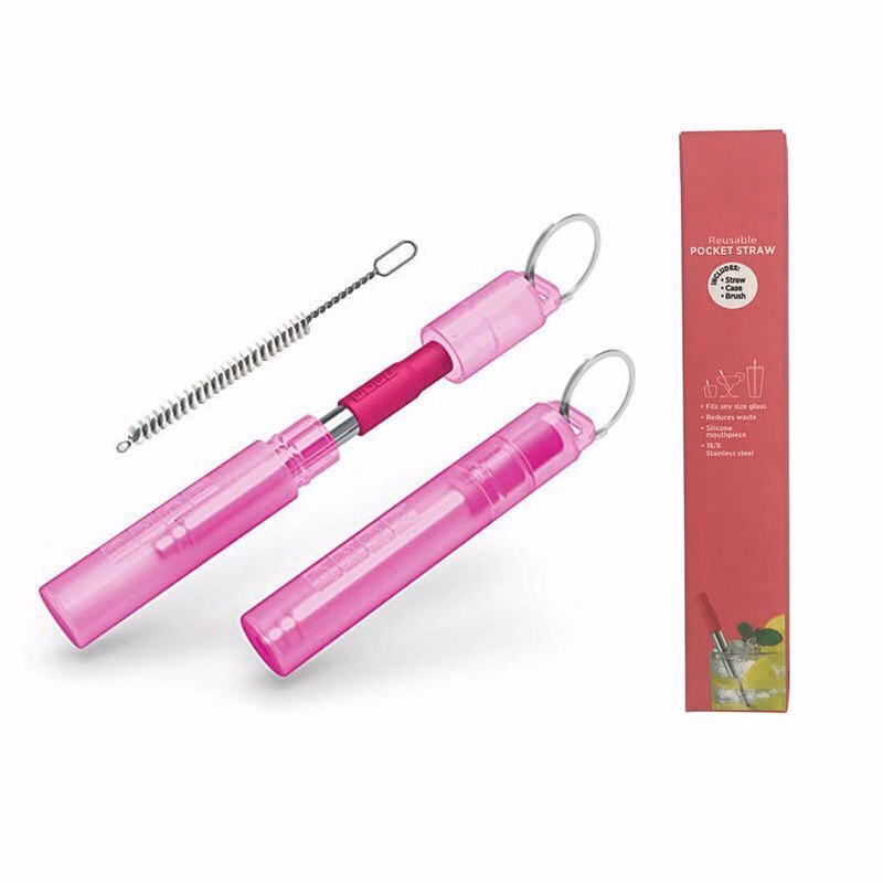 Stainless Steel Telescopic Fold Straw