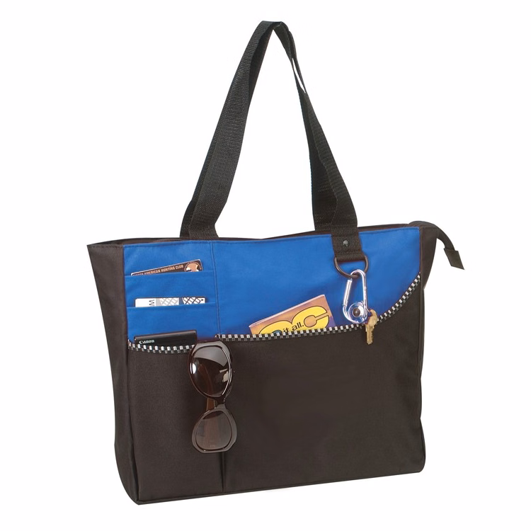 Poly Tote Bag with Zipper