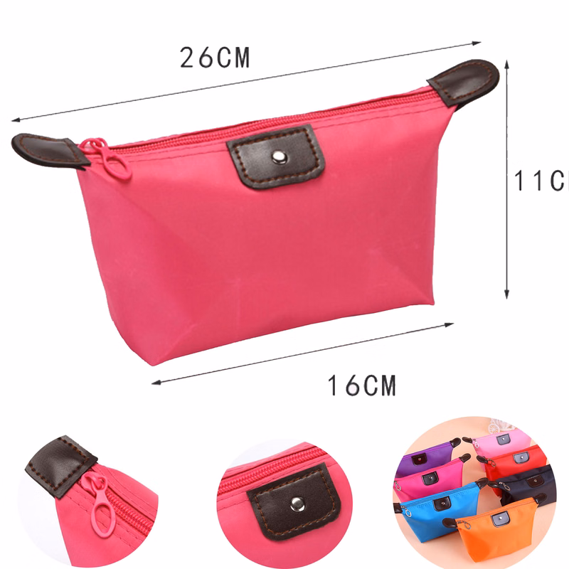Multifunctional And Waterproof Nylon Cosmetic Bag