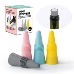 Silicone Wine Bottle Stopper Set 1