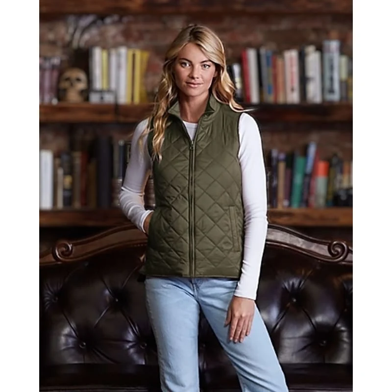 Weatherproof Women's Vintage Diamond Quilted Vest - W207359 1