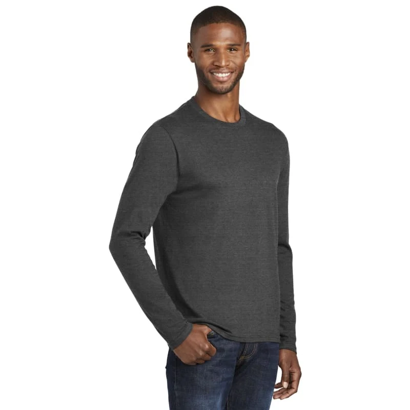Port & Company Long Sleeve Fan Favorite Blend Tee. 1
