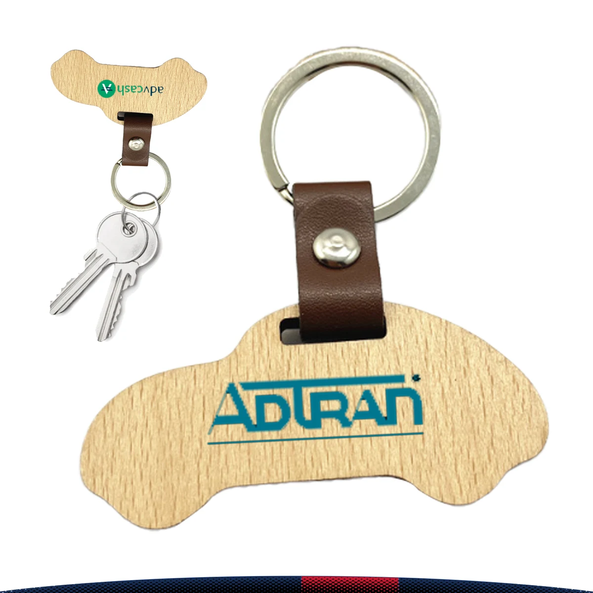 Wooden Car Keychain 1