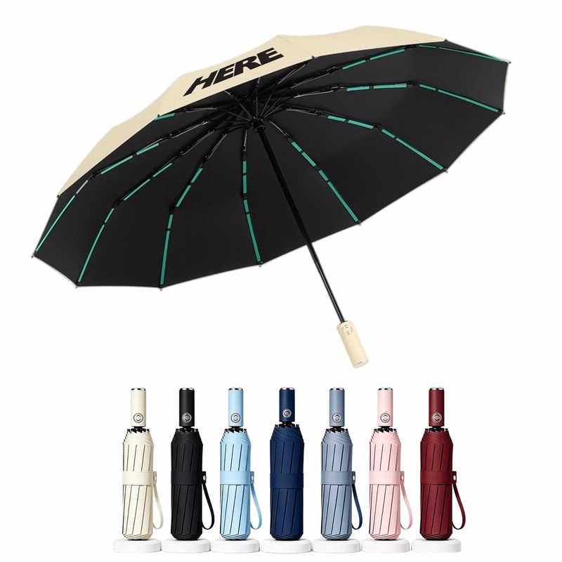 Automatic Folding Windproof Business Umbrella