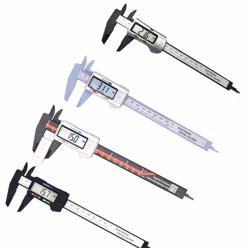Electronic Micrometer Caliper with Large LCD Screen