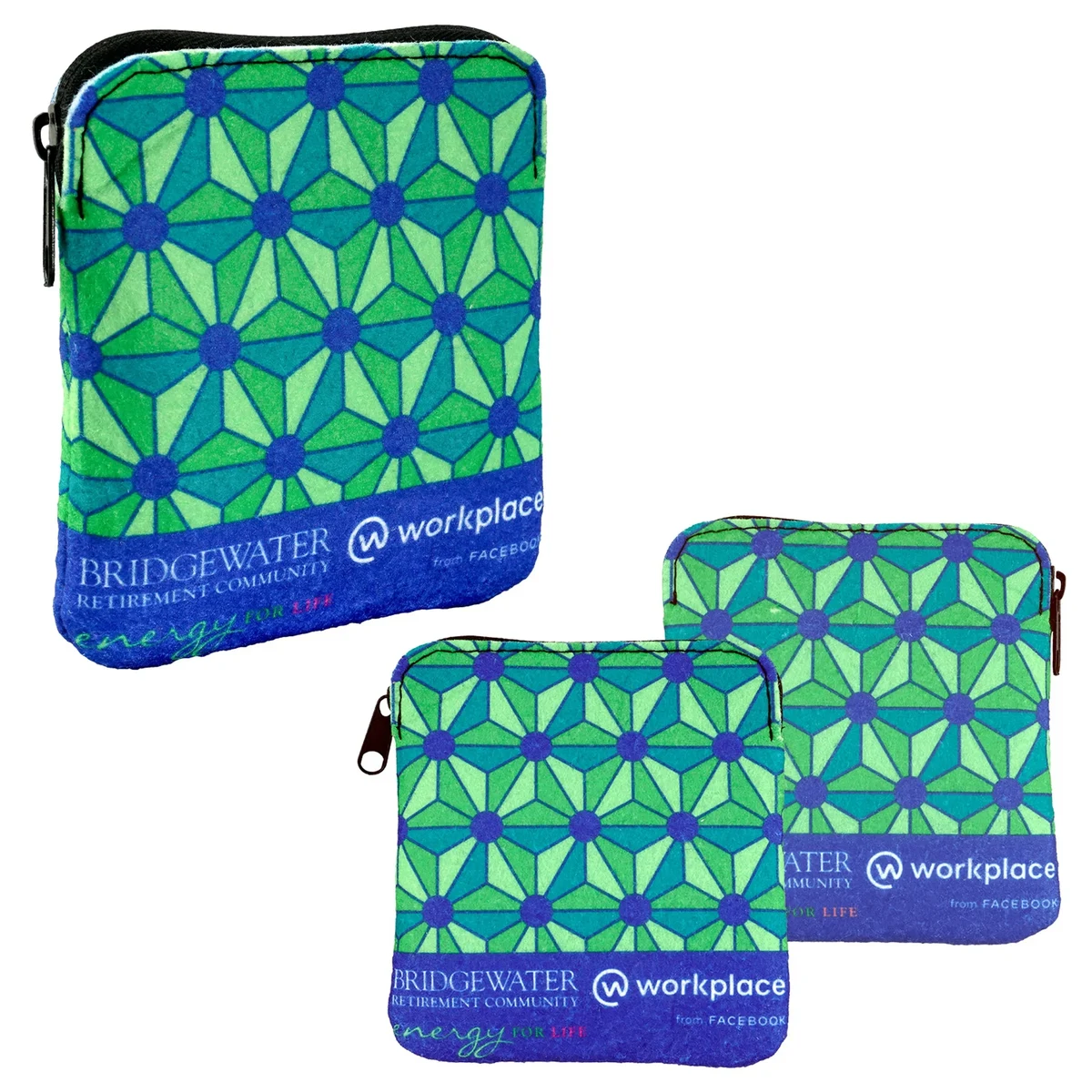 FAUX FELT TECHIE POUCH 1