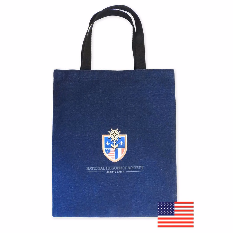 "True Blue" Denim Flat Tote Bag