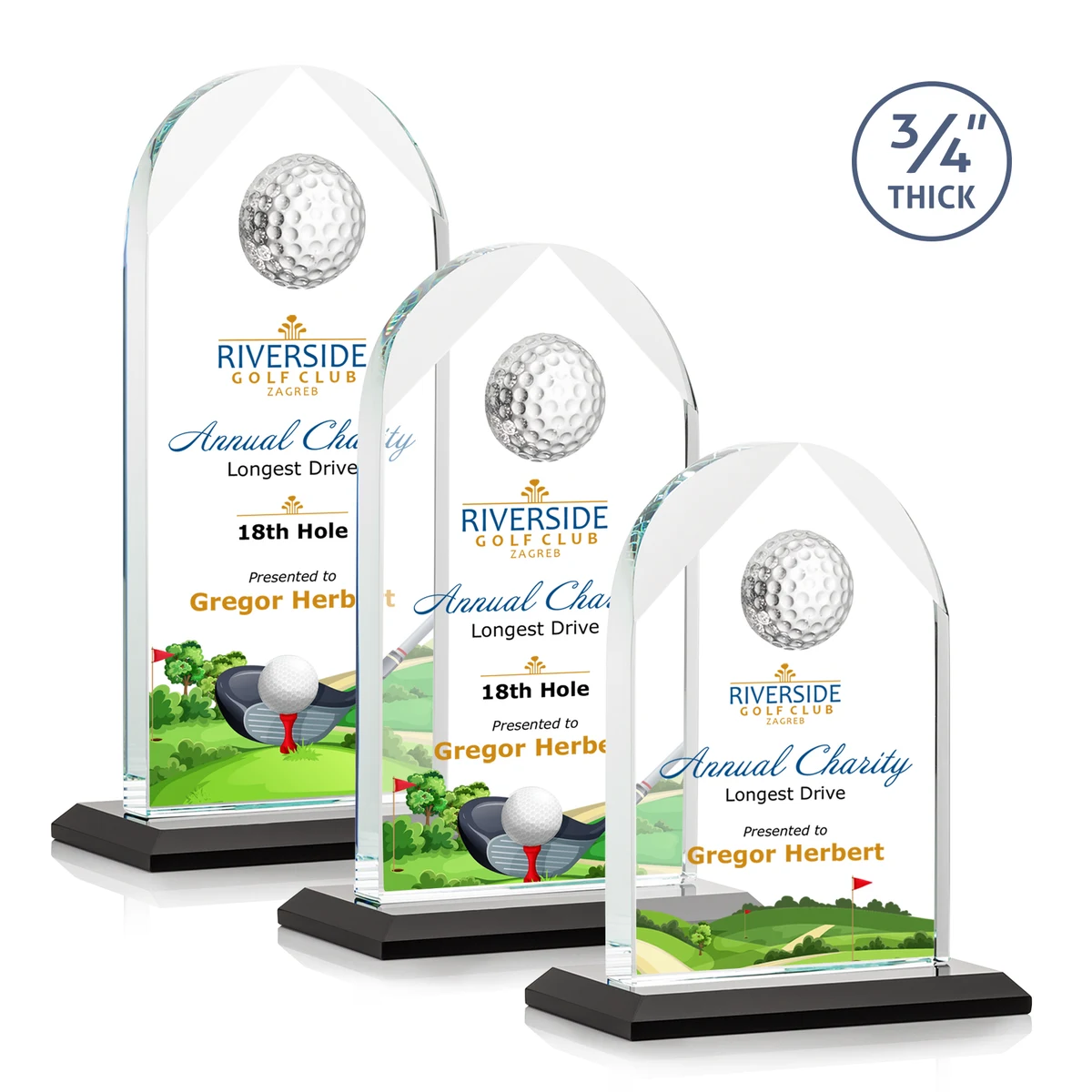 Blake Golf VividPrint™ Award - Black 1