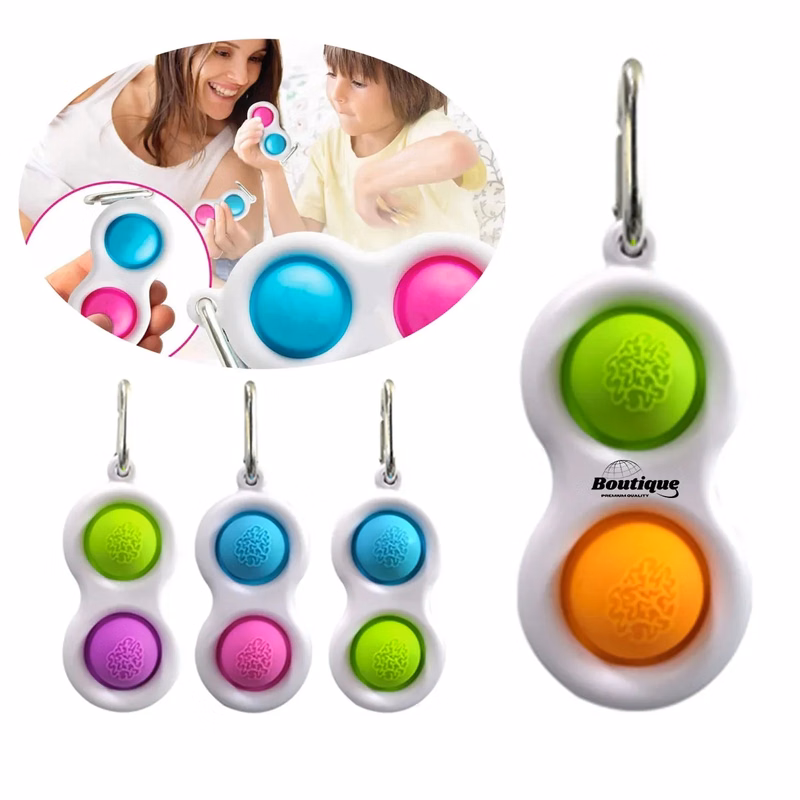 Mini Fidget Release Stress pop Toys Lovely Bags Keychain