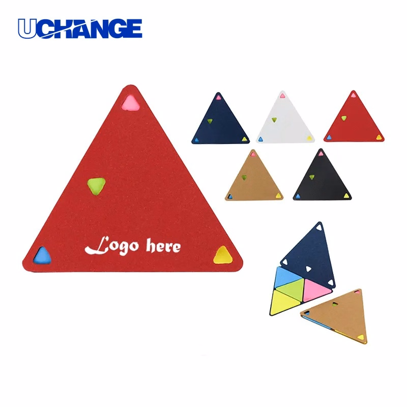 Triangular Neon Sticky Notes