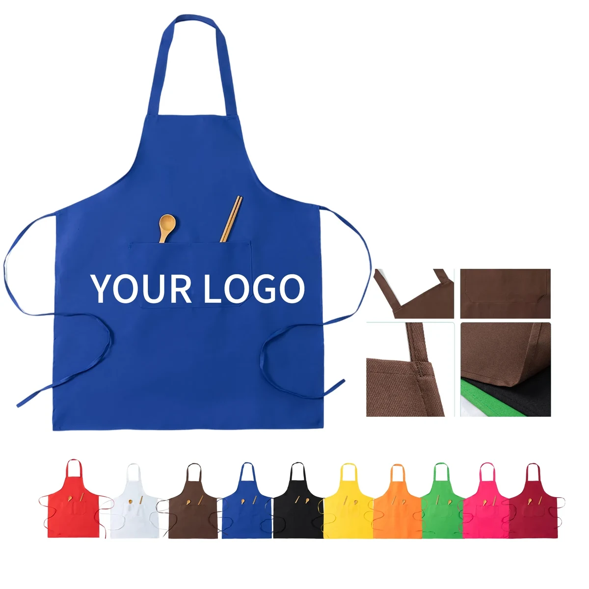 Durable Polyester Apron Kitchen Compact Practical for Cooking 1