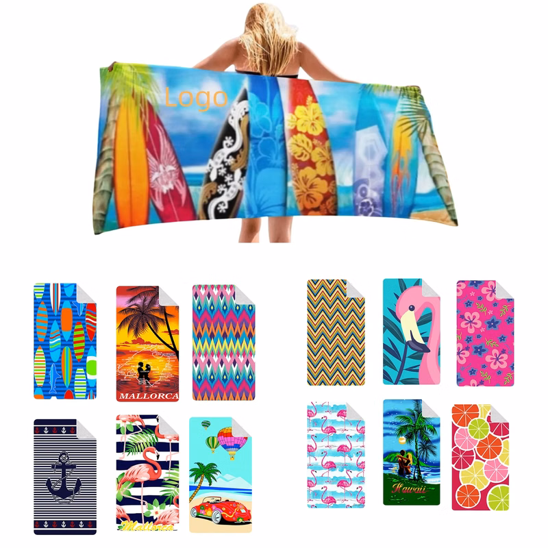 Sublimated Quick Dry Beach Towel