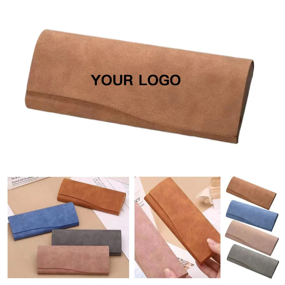 Durable Leather Sunglass Case for Travel Use 1
