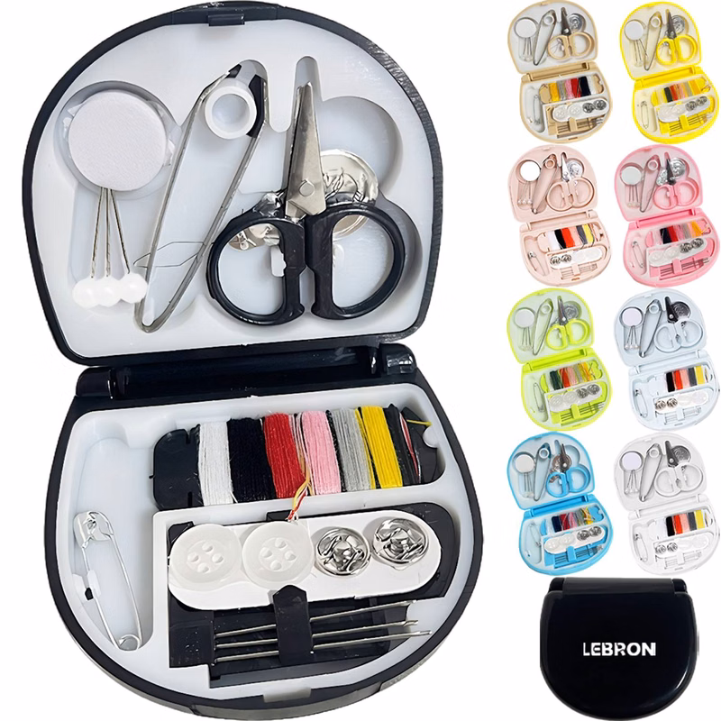 Mini Sewing Kit w/ Storage Box