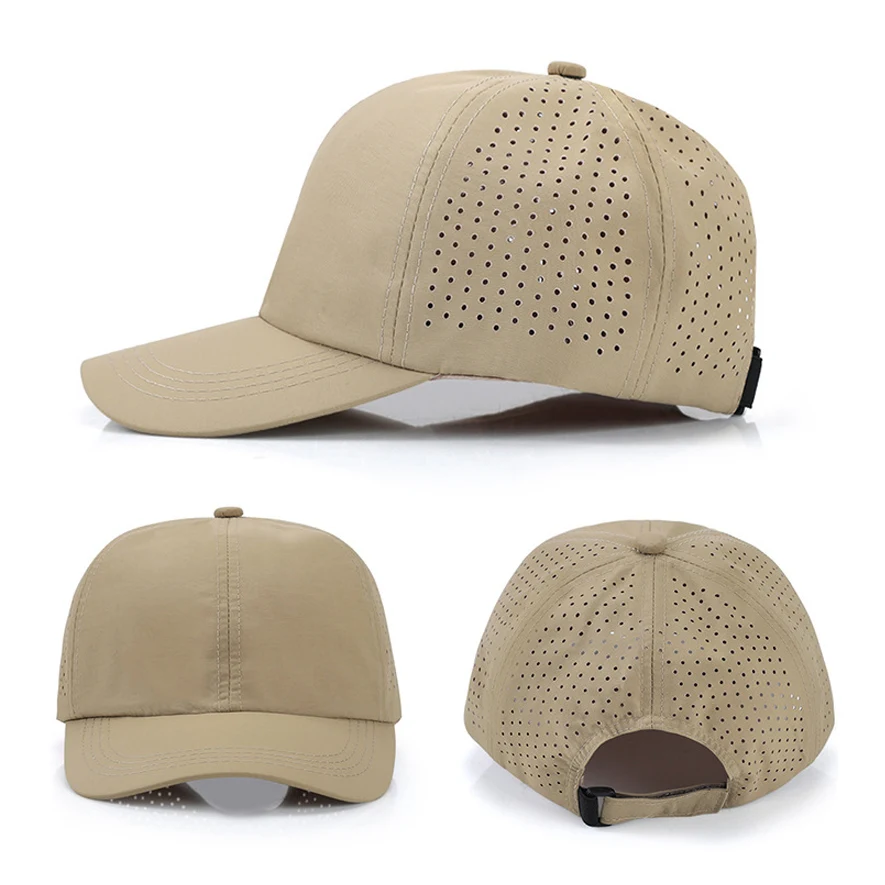 Quick-Drying Laser Perforated Baseball Hat 1