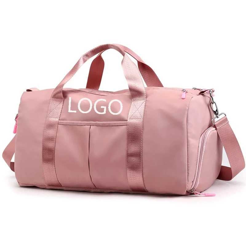 Sports Gym Bag Travel Duffel Bag w/Dry Wet Pocket 1