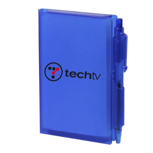 Hard Cover Note Pad w/ Pen 1