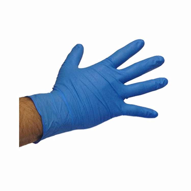 Nitrile Powder Gloves - Blue Medium