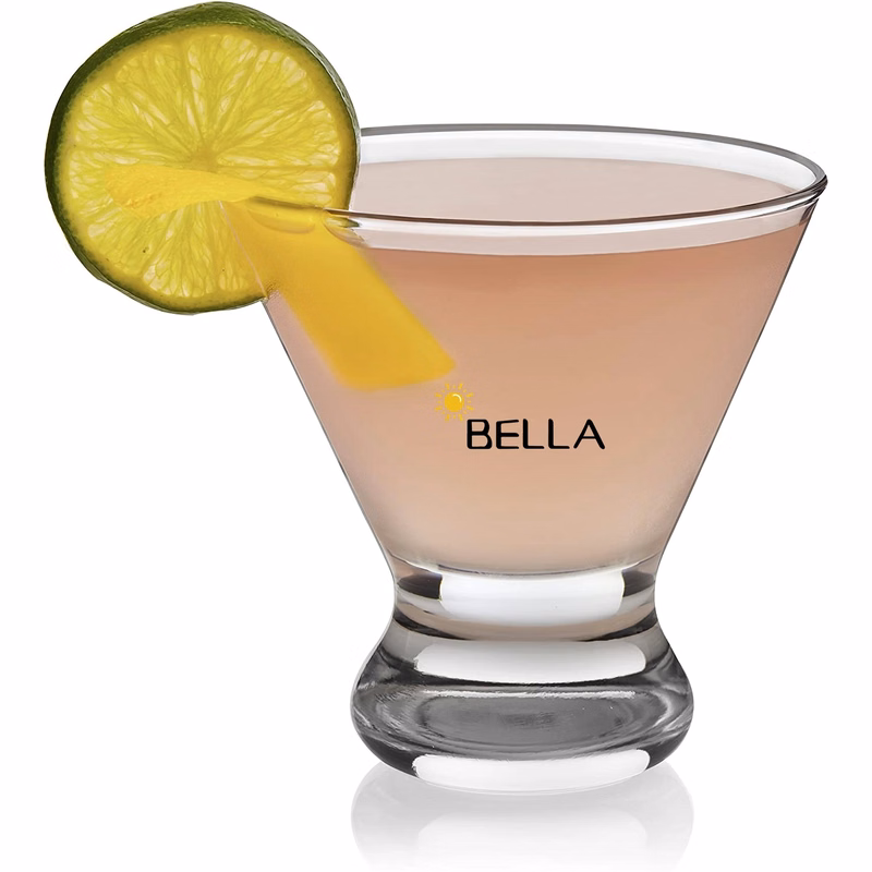 Brisbane Stemless Martini - Deep Etch 8oz