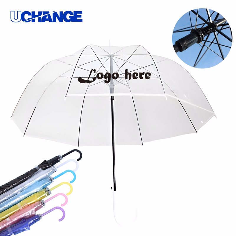 PVC Transparent Umbrella for Rain