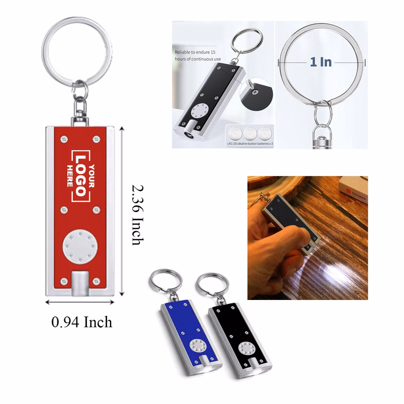 Mini LED Flashlight Key Ring