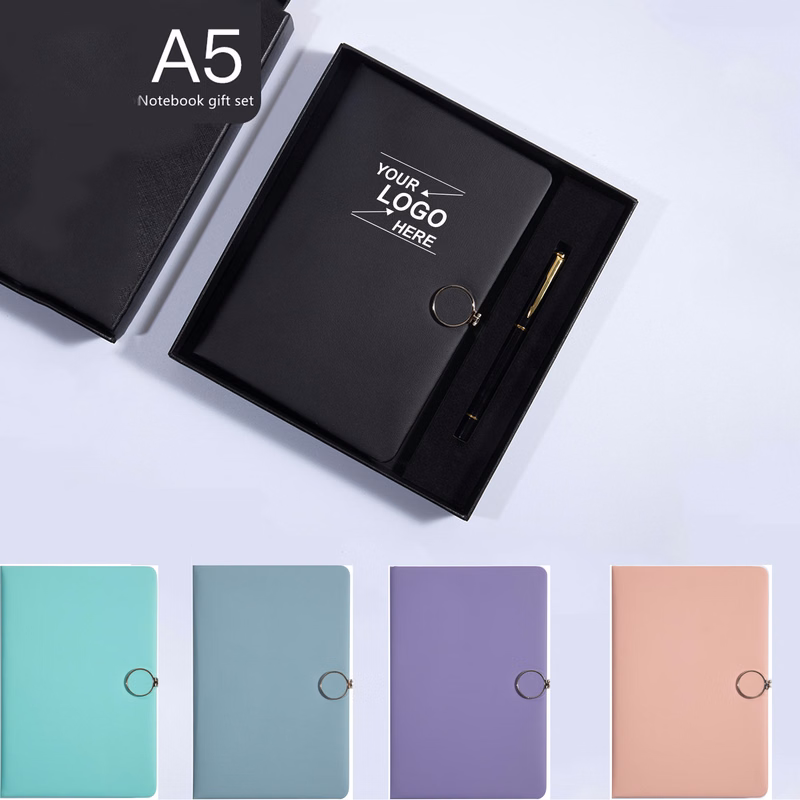 5" Hardcover Notebook with Pen Loop