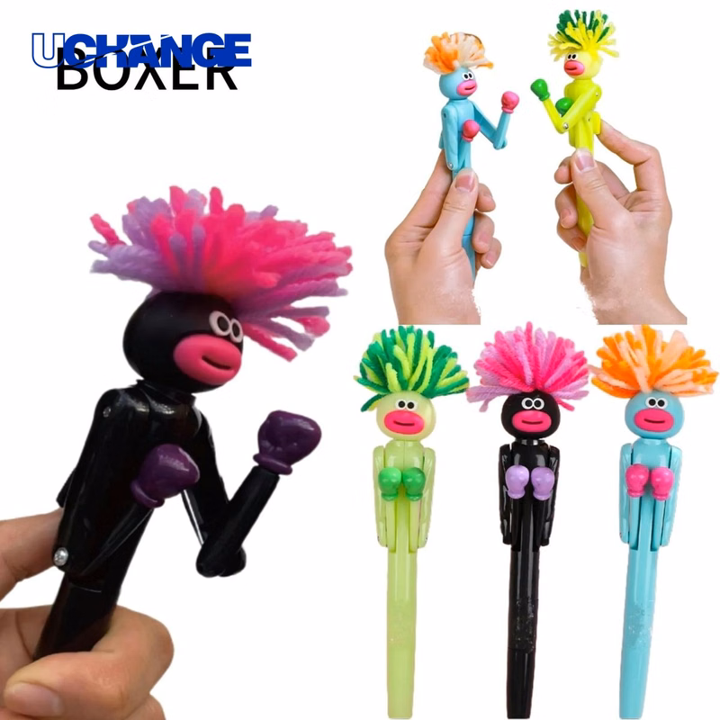 Fried Hair Boxing Pen Novelty Ballpoint Pen for Gifts & Fun Writing