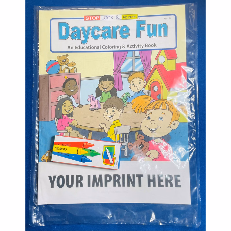 COLORING SET - Daycare Fun Coloring Book Fun Pack