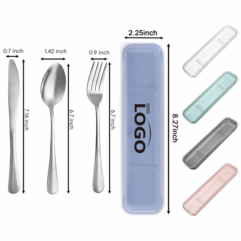 MOQ20 Portable Stainless Steel Reusable Utensils Set