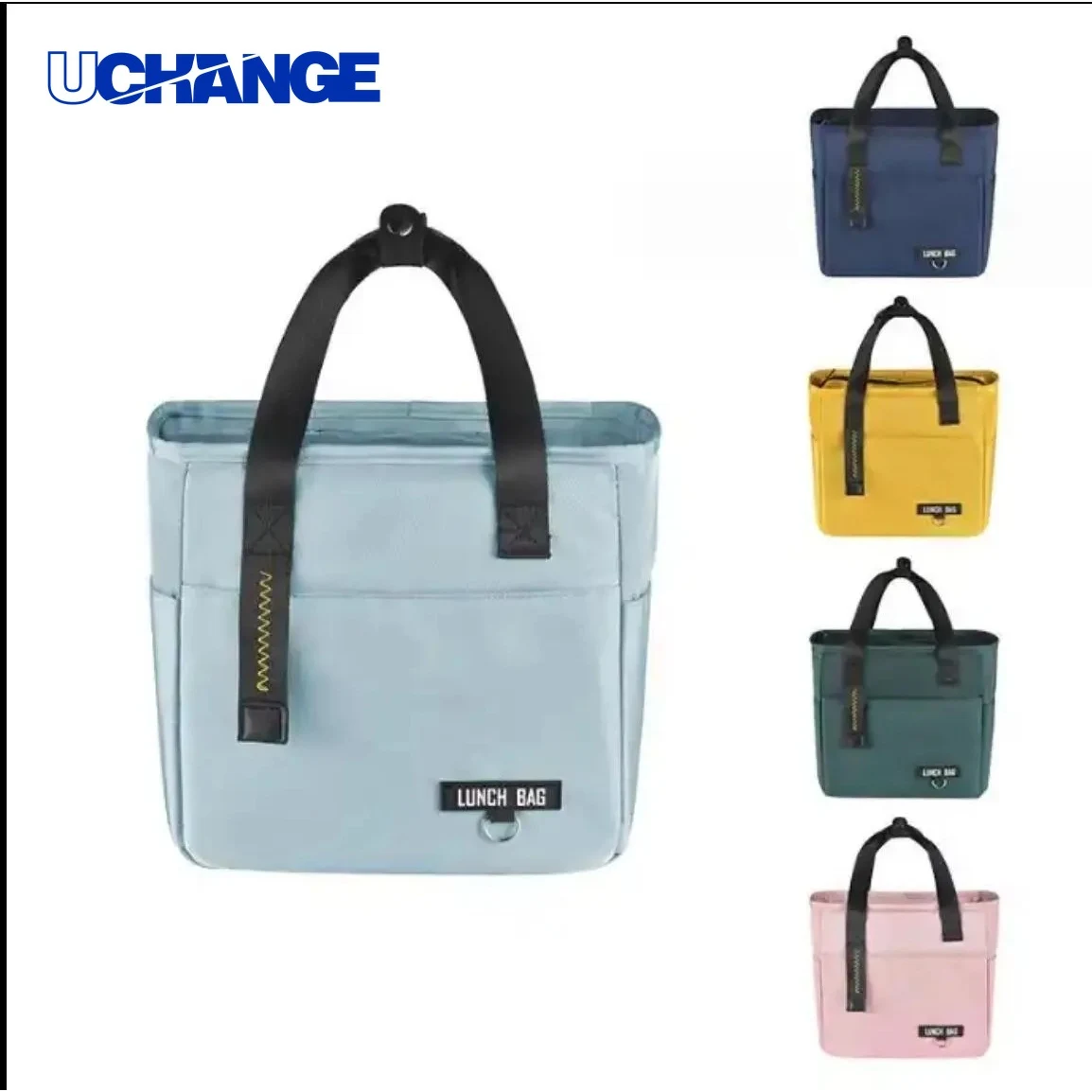 Zippered Thermal Oxford Lunch Bag Insulated Meal Carry 1